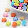 Solid Color Acrylic Beads SACR-R807-M-1