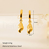 304 Stainless Steel Hoop Earrings FS-WG28AB1-03-2