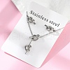 304 Stainless Steel Jewelry Set SJEW-V001-01P-5