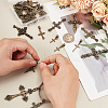 24Pcs Tibetan Style Alloy Pendant PALLOY-GA00004-3