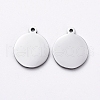 Non-Tarnish 304 Stainless Steel Stamping Blank Tag Charms STAS-G215-10-P02-1