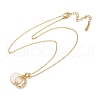 Sun & Star Brass Micro Pave Cubic Zirconia Pendant Neckalces for Women NJEW-C076-08G-4