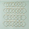 26Pcs 26 Style 201 Stainless Steel Initial Letter A~Z Charm Bracelets Set BJEW-MZ00108-1