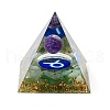 Orgonite Pyramid Resin Energy Generators DJEW-D013-05I-1