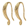 Brass Earring Hooks KK-H502-14G-1