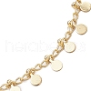 Brass Curb Chain Bracelet Makings AJEW-JB01323-3