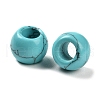 Synthetic Turquoise European Beads G-R488-01O-3