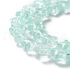 Transparent Glass Beads Strand X1-GLAA-F112-02E-4
