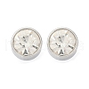 304 Stainless Steel Rhinestone Stud Earrings EJEW-Z089-04P-4