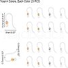 Unicraftale Eco-Friendly Plastic Earring Hooks STAS-UN0009-66-2