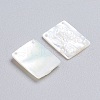 Natural White Shell Mother of Pearl Shell Pendants SSHEL-I024-11-3