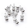 Tibetan Style Corkscrew Alloy Pendants TIBEP-Q054-12AS-NR-2