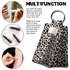 Elastic Neoprene Keychains KEYC-WH0045-010-4