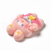 Cartoon Opaque Resin Cabochons RESI-C030-02D-3