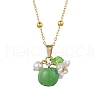 Resin Fruit Pendant Necklaces NJEW-JN05204-05-2