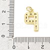 Brass Micro Pave Cubic Zirconia Pendants KK-V014-01G-16-3