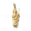 PVD Vacuum Plating 304 Stainless Steel Pendants STAS-B069-57G-1