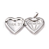 304 Stainless Steel Locket Pendants STAS-K197-05P-3