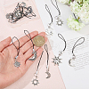 16Pcs 8 Style Alloy Mobile Straps HJEW-GL00014-3