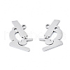 Non-Tarnish 201 Stainless Steel Pendants STAS-T044-241P-2
