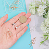 CHGCRAFT 8Pcs 2 Colors Brass Branch Pendants KK-CA0002-77-3