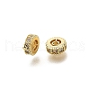 Brass Micro Pave Cubic Zirconia Beads KK-C106-24A-02-1