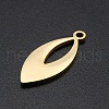 201 Stainless Steel Open Back Bezel Pendants STAS-R111-LA172-9-2