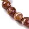 Natural Fire Crackle Agate Beads Strands G-G163-A01-02-4