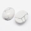 Synthetic Howlite Cabochons G-P215-10-8x10mm-1