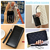 WADORN 2Pcs 2 Colors PU Leather Clutch Bag Wristlet Straps FIND-WR0010-31-5