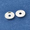 Flat Round Brass Beads KK-L230-04S-2