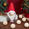   20Pcs Natural Wooden Round Ball WOOD-PH0002-93-5