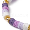 7Pcs 7 Color Polymer Clay Heishi Surfer Stretch Bracelets Set BJEW-JB09644-01-4