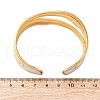 304 Stainless Steel Enamel Bangles for Women BJEW-D306-04G-3