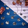   35pcs 7 styles Alloy Enamel Pendants ENAM-PH0002-81-5