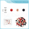 Unicraftale 60Pcs 5 Colors Tungsten Nickel Iron Beads FIND-UN0016-43-3