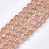 Electroplate Glass Beads Strands EGLA-S176-6A-B07-1