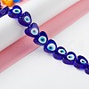 Handmade Evil Eye Lampwork Beads LAMP-F021-02G-2