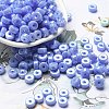 Opaque Colours Luster Glass Seed Beads X-SEED-E001-P3x6mm-A05-1