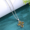 Easter Cross Alloy Pendant Necklaces FS-WG0ACD3-01-1