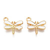 Light Gold Plated Alloy Charms ENAM-T009-02F-2