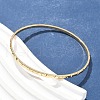 304 Stainless Steel Bangles for Women AJEW-P127-09G-3