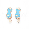 Alloy Enamel Pendants ENAM-S115-144C-2