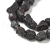 Raw Rough Natural Garnet Beads Strands G-M453-C04-4