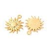 201 Stainless Steel Pendants STAS-C130-15G-2