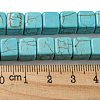 Dyed Synthetic Turquoise Beads Strands G-G075-B02-02-5