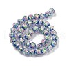 Handmade Foil Lampwork Beads Strands FOIL-S136-001D-2