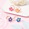 Handmade Polymer Clay Rings RJEW-TA00201-1