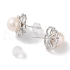 Anti-Tarnish Sterling Silver Stud Earrings EJEW-C087-08C-P-2