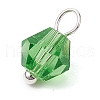 7Pcs Imitation Austrian Crystal Glass Pendants PALLOY-JF02910-02-4